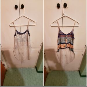 Aztec design spaghetti strap